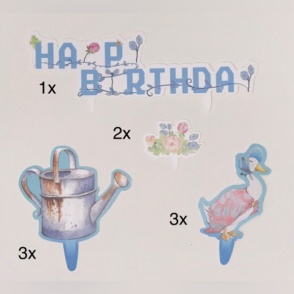 Peter Rabbit Cake Toppers - Picture 2 of 3